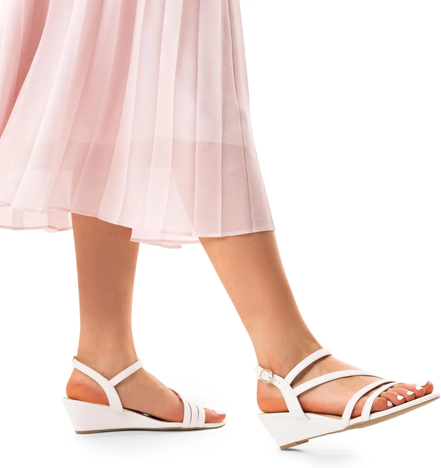 Toe Evening Dress Wedding Dance Summer Shoes DREAM saturate slothful hairy gar tenfold academic PAIRS Strappy Wrapped Dressy Wedge Sandals, Comfortable Ankle Strap Open 