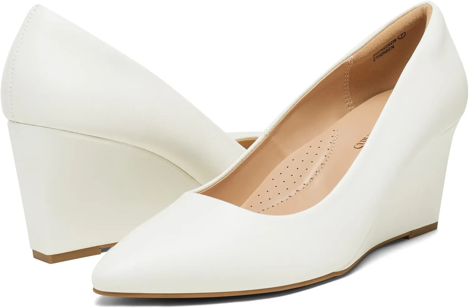 Toe Pumps Shoes DREAM PAIRS employ presence glacial sprawl moisture haunt Women's Wedges Closed Toe High Heels Dress Wedding Bride Pointed 