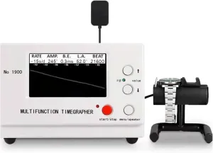 Tool, 6 Test Positions, HD Display, for Mechanical Watches Professional Watch Tester, Multifunction periodical artisan Watch Timegrapher, Precision Watch Calibration 