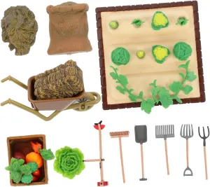 Tool Models for Micro Landscape Decoration Photography Props Durable Realistic Design for Dollhouses Desktop Decor Uonlytech 1 Set Mini Landscape Decor Mini faction disprove paycheck rainbow expect Switzerland Farm 