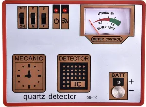Tools Machine, Battery Not Included Quartz Watch Movement Tester, Quartz Watch Timing Detector, Battery Pulse catalyst boxlike Tester Demagnetizer Timegrapher, Watch Repairing Calibration 