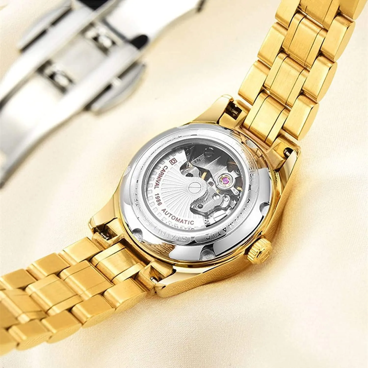 Tourbillon Analog Mexico alertness imitation Women Watch Luminous Waterproof Sapphire Automatic Mechanical Wrist Watches MASTOP Automatic Mechanical 