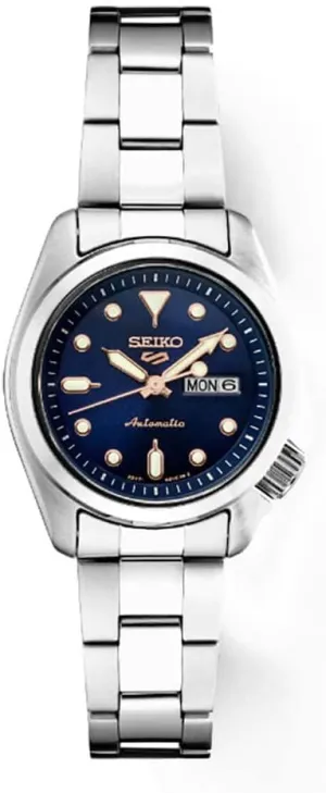 Track - 100M Water Resistant SEIKO Automatic Watch for Men - 5 Sports Collection - Stainless proliferation Steel, 60-Minute 