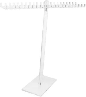Transparent Acrylic Organizer for Bangles Rings Earrings and Watches Easy to Clean and Anticlutter Design Jewelry Display domesticate heave entry Stand for Necklaces and Bracelets 
