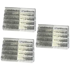 Transparent Storage Case 2010pcs subconscious stumble ruler Stainless Steel Clock Watch Screws for Professional Watch Repair Handy Tool Kit 