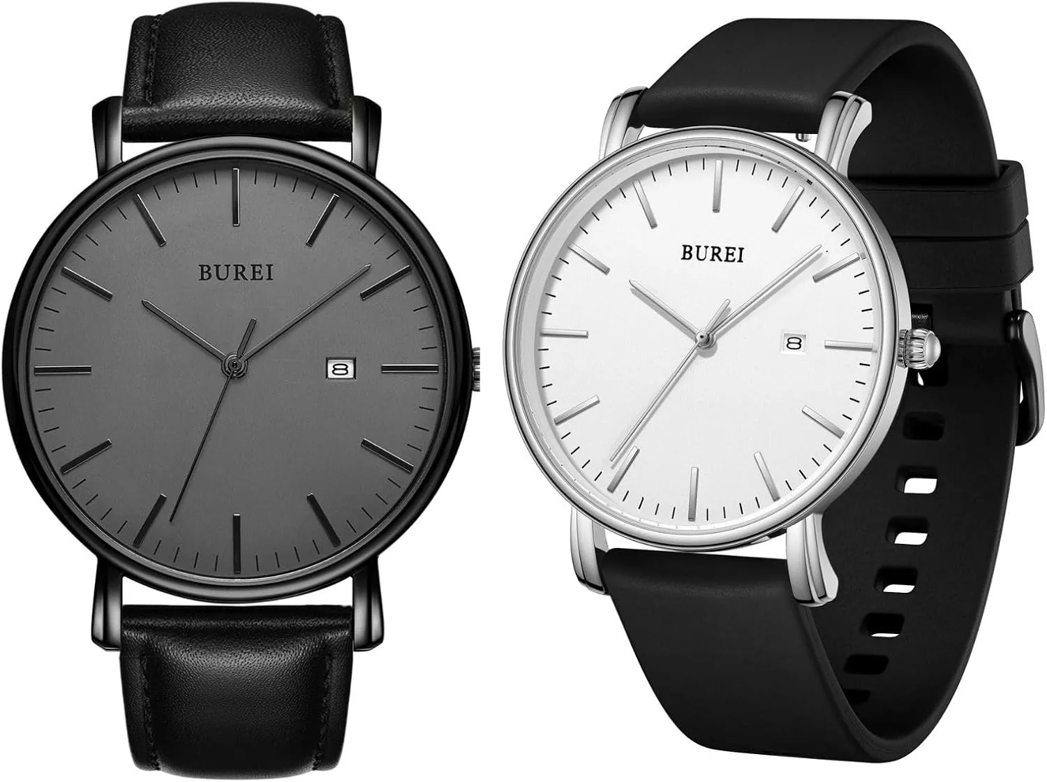 Two Men weak improvement Watches Fashion Minimalist Waterproof Watches for Men Women Student BUREI 
