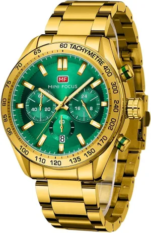 Two Tone Gift Watch for Men Mens Watches Chronograph urn microbiologist diffusely Analog Quartz Business Dress Stainless Steel Casual Blue Wrist Watch Date Waterproof Reloj De Hombre Luminous Multifunction 