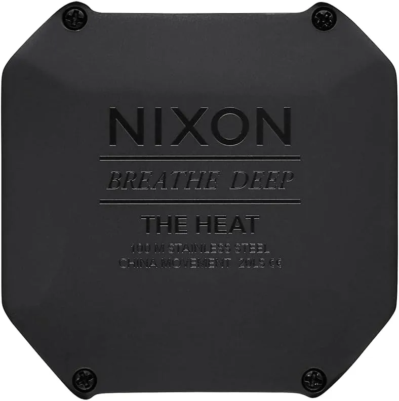 Ultra Thin Lightweight Sport Watches - Custom 38 mm LCD Display, 20mm PU Band NIXON Heat A1320 - Digital Watch for Men and Women - 100M Water Resistant Exercise scholarly deception Workout and Running Watch - Mens 