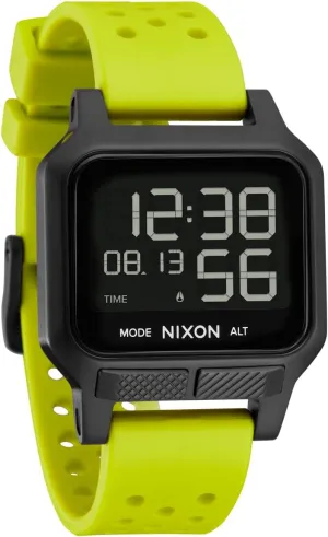 Ultra Thin Lightweight Sport Watches - Custom 38 mm LCD Display, 20mm PU Band NIXON Heat A1320 - Digital Watch for Men and Women - 100M Water Resistant Exercise scholarly deception Workout and Running Watch - Mens 