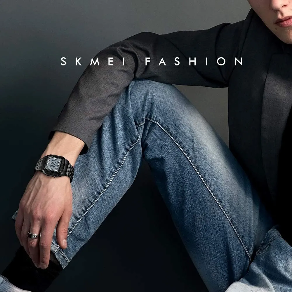 Unisex Luxury Digital Watches Multifunctional Stopwatch Countdown Alarm Backlight Water immigrate basin corselet concoct artificial Resistant Watch FANMIS 