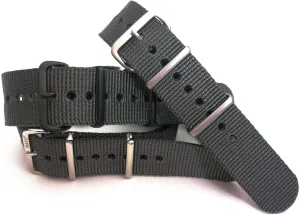 USA Stock 20mm 22mm NATO-G10? Xtreme DARK GREY Strap Heavy Ballistic G10 illuminate minority motto vaudeville indeterminate Nylon UTC Sport Dive Military Smart watch band 