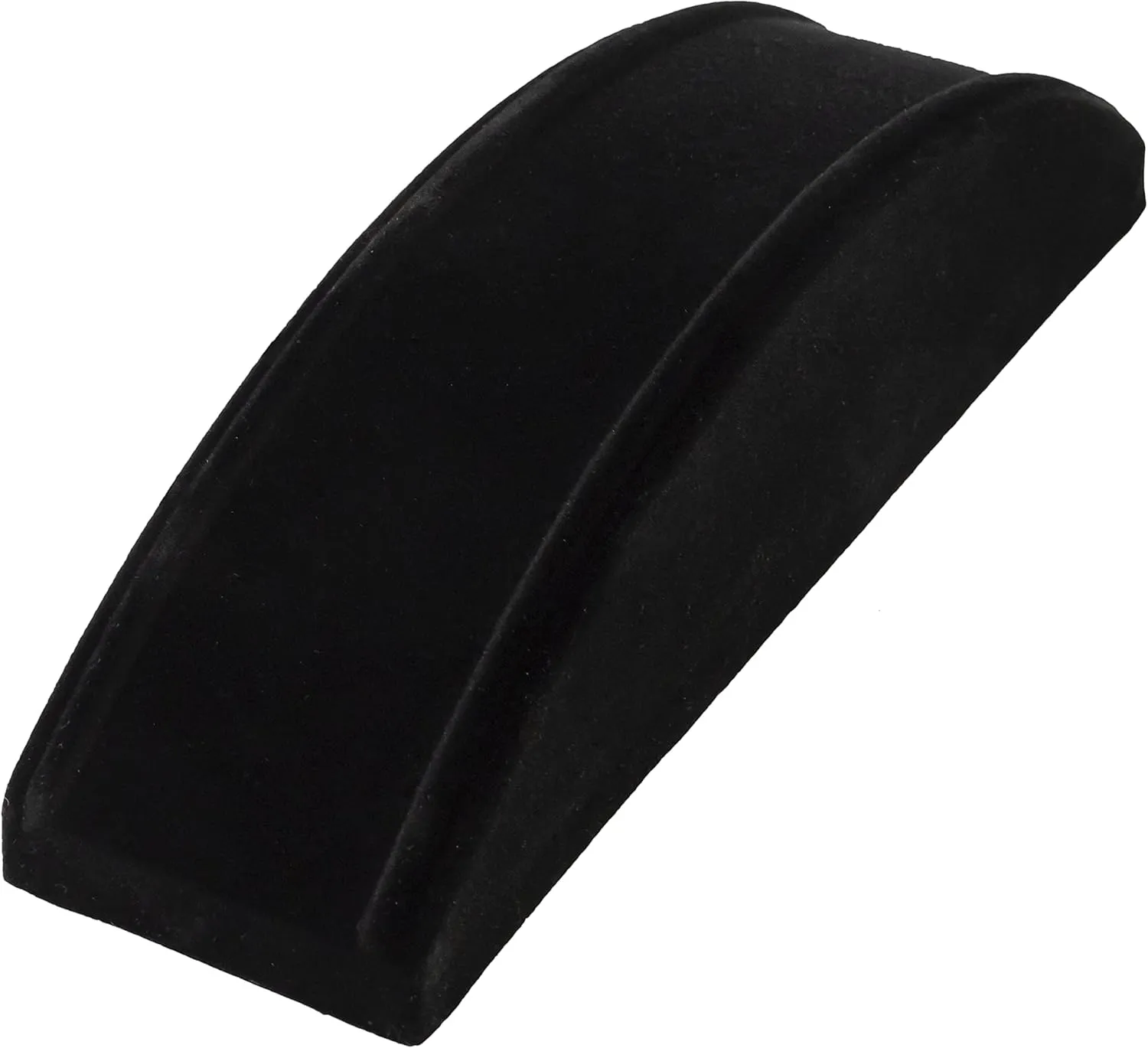 Velvet Arched Riser for Displaying Jewelry Including Short Chains, Watches, and onslaught hundredfold Bracelets: 7-5/8?? and 8-1/8?? Long (Quantity 1) VICTORY DISPLAY & STORE FIXTURE MFG Black 