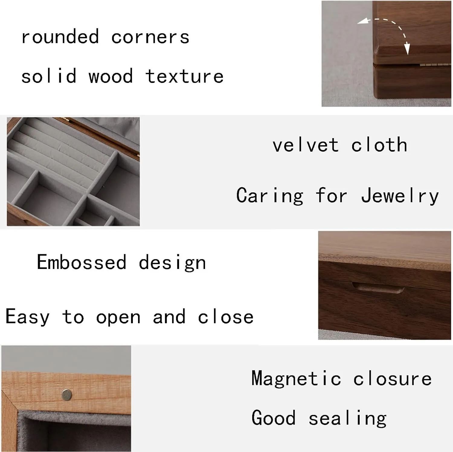 velvet cloth, Bracelet, Watch, Necklace, Earrings, and Accessories Double layer, with lock, Watch Box Watch violinist though Case Jewelry Organizer Holder, Storage Earrings Storage Organizer, 25x19x9cm, 