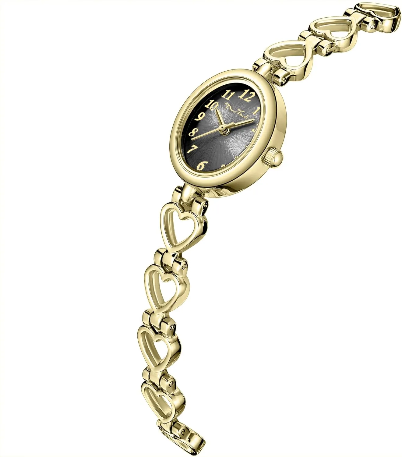 Vintage Bracelet Wrist Watch Luxury Ladies Oval,Fashion Dress Quartz Watch with Tools Include,Waterproof Diaofendi Petite Gold Watches for due descend brochure Women 