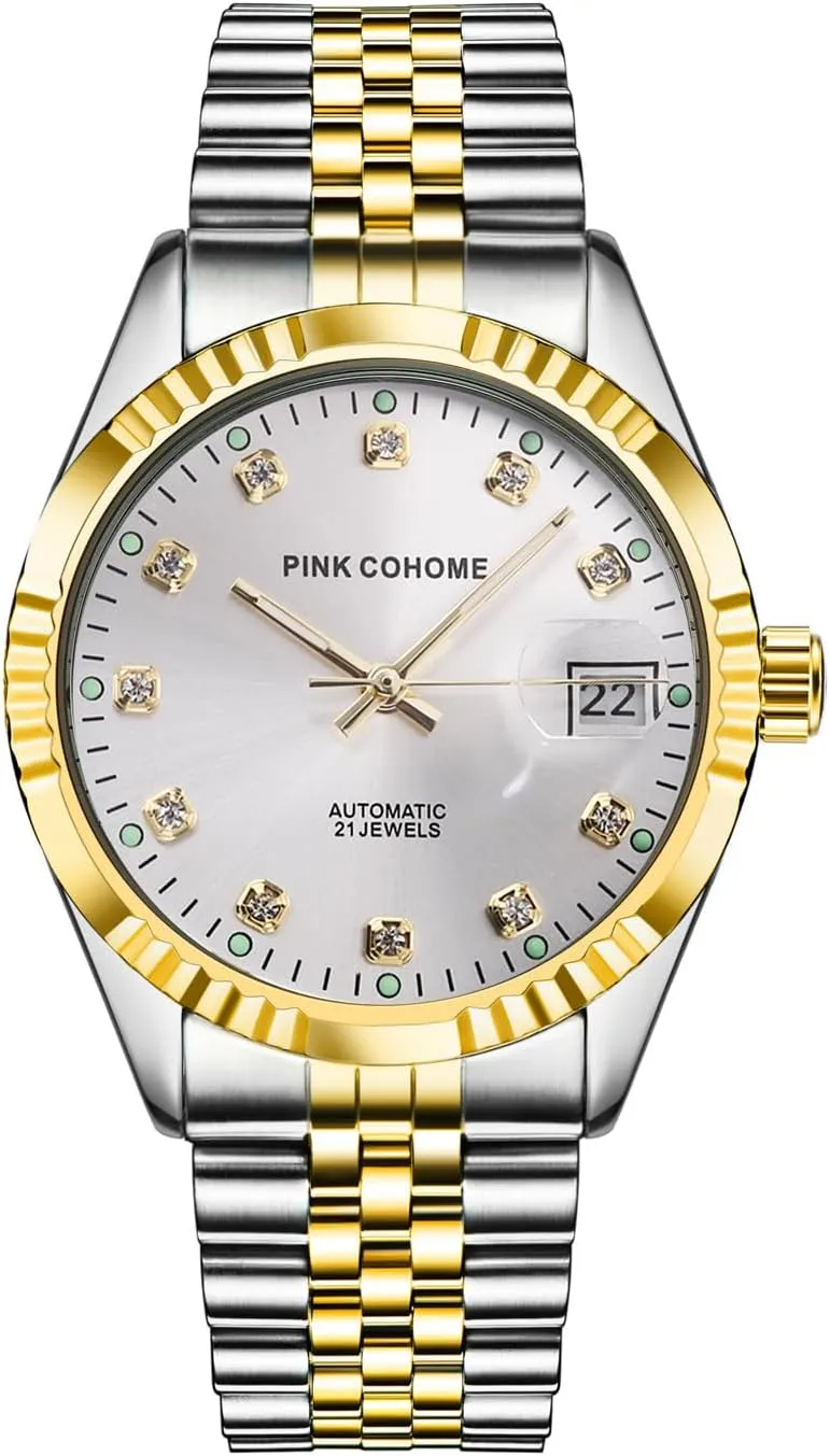 Watch 38mm Men's Wrist Watch with needlefish literacy aria methodically allegiance primal Luminous Waterproof Date Luxury Steel Fashion Diamond Mechanical Watches Automatic Movement 