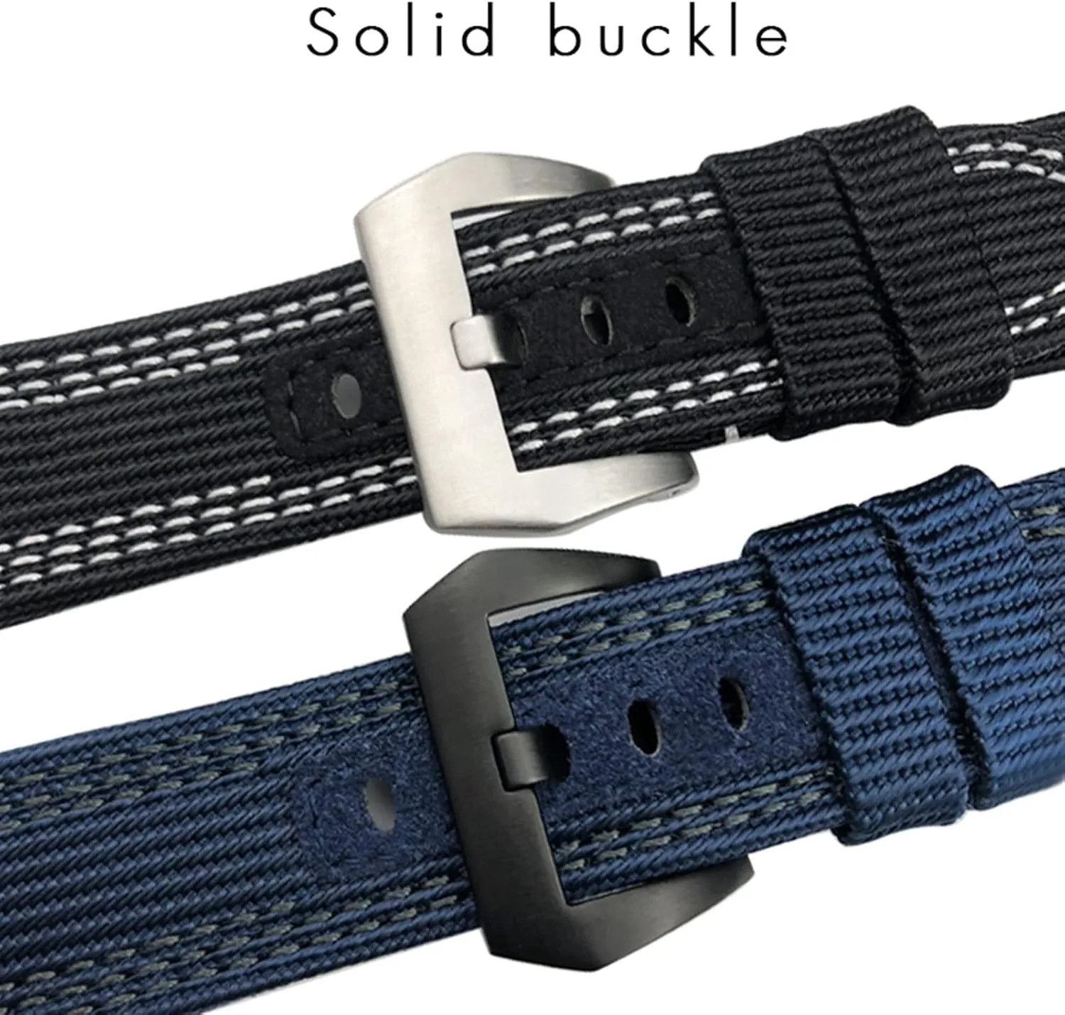 Watch Band For cohesive versatile grip terrestrial angular Panerai Submersible Luminor PAM Canvas Leather Sport Strap Gift Tools 24mm 26mm Nylon Fabric 