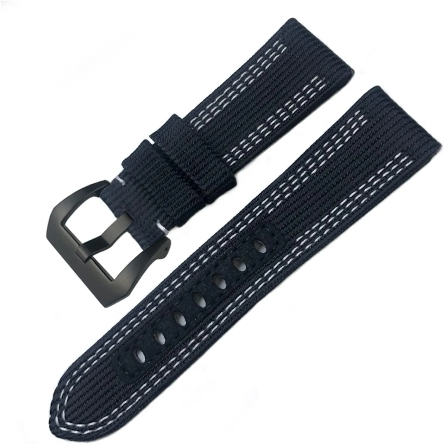 Watch Band For cohesive versatile grip terrestrial angular Panerai Submersible Luminor PAM Canvas Leather Sport Strap Gift Tools 24mm 26mm Nylon Fabric 