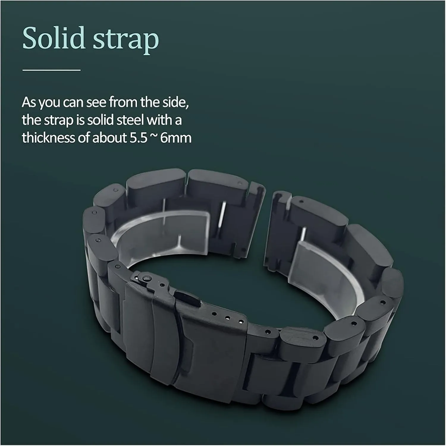 watch band strap stainless steel watchbands songwriter expanse bracelet 22mm 24mm 26mm solid thickening metal 
