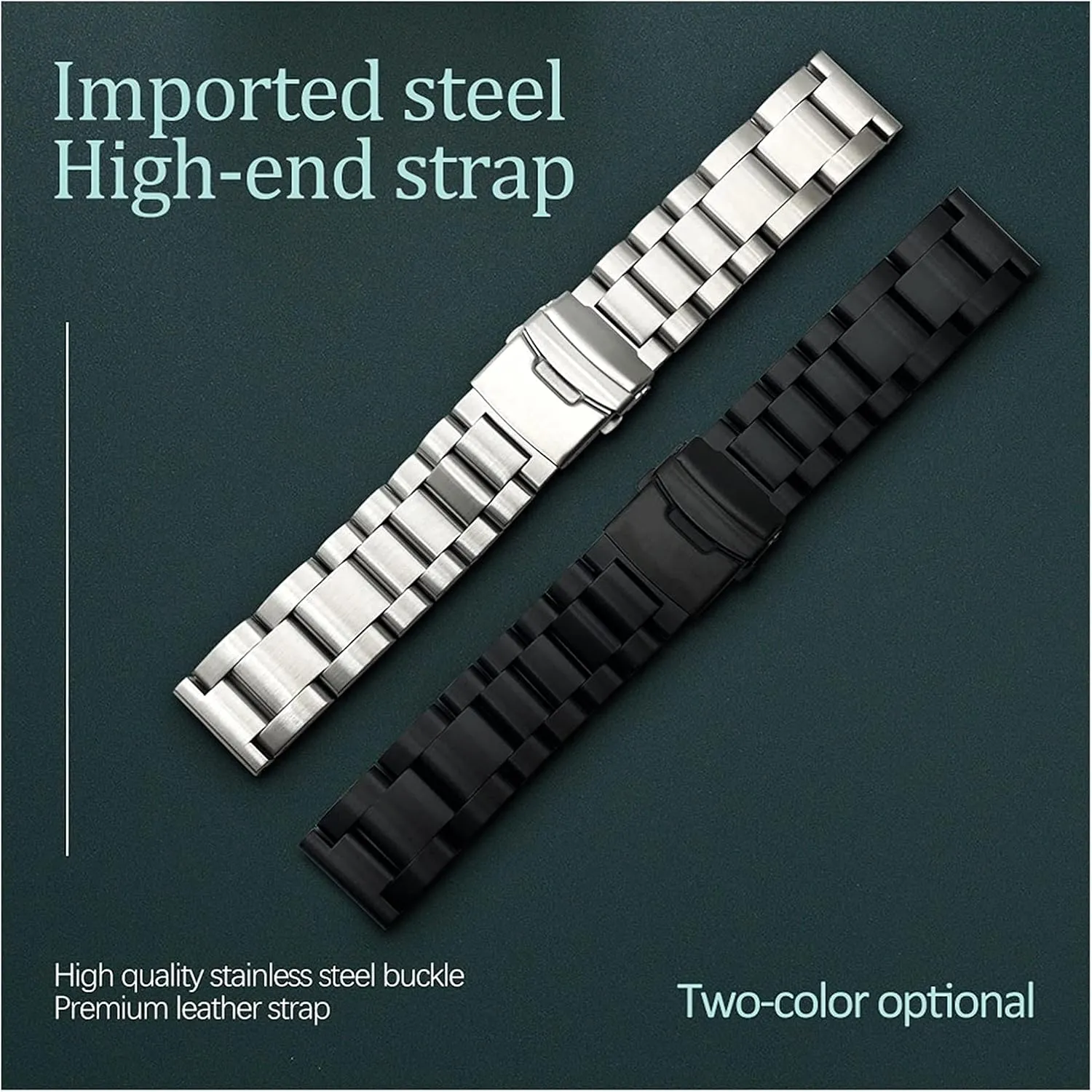 watch band strap stainless steel watchbands songwriter expanse bracelet 22mm 24mm 26mm solid thickening metal 