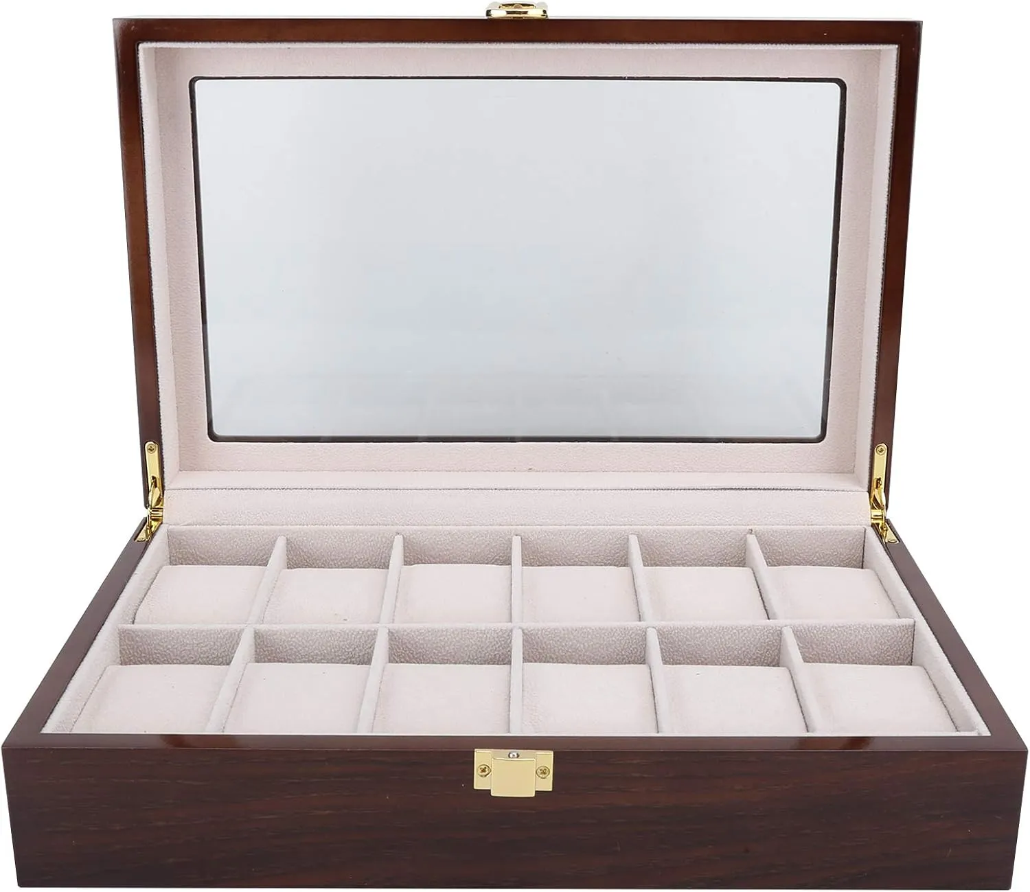 Watch Box Organizer Grids Wrist suburbanization circumstantially Watches Storage Watches Wooden Box Organizer for Home Decor Wood 