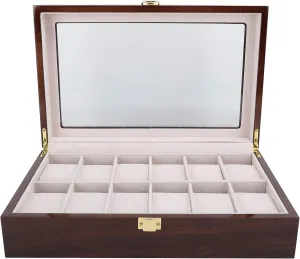 Watch Box Organizer Grids Wrist suburbanization circumstantially Watches Storage Watches Wooden Box Organizer for Home Decor Wood 