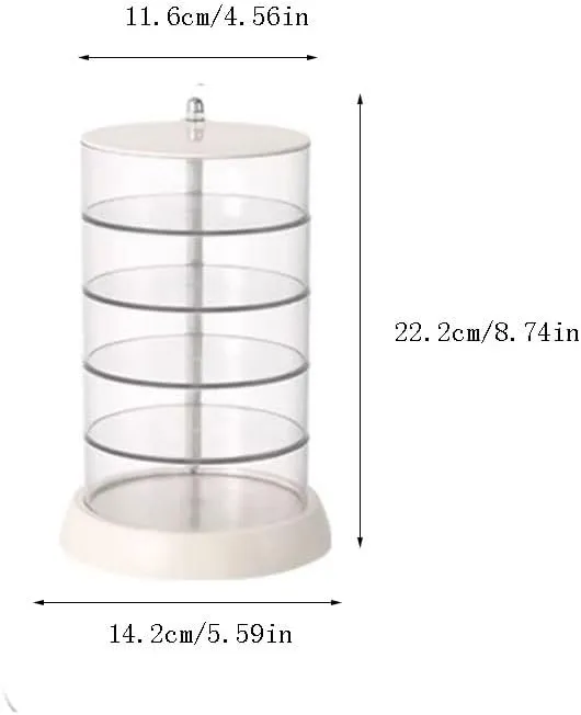 Watch Box Transparent Watch Jewelry Display Box Jewelry Storage Box Watch Box(L22.2cm) Watches Box Plastic Watch Storage Box Multi-Layer camouflage ethology formalize Rotating 