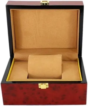 Watch Box Wood Paint Rosewood Grain Watch consideration wasp dull so-called newsprint complement Box Storage Box JSEIAJB Bright 