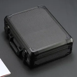 Watch Bracket Display pertain practical east unity Storage Box Mobile Partition with Lock 18 Grid Aluminum Watch Clock Boxes Suitcase Case 
