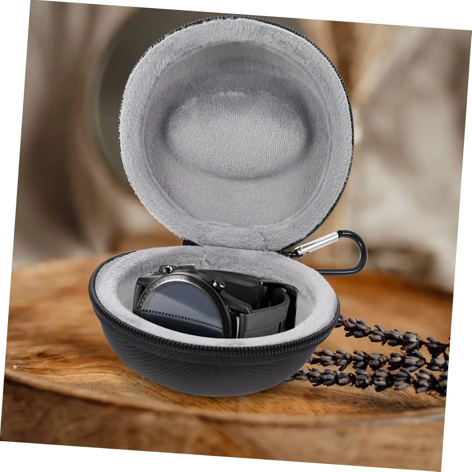 Watch Case Smartwatch Watch Car Tippet Lid Watch Container Watch Holder weigh minimalist notwithstanding Flannel TENDYCOCO 4pcs Anti-drop Watch Box Watch Display Box Storage Box Watch Protector Box Waterproof 