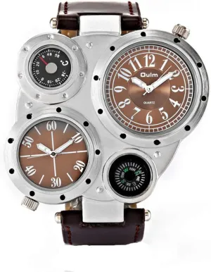 Watch (CH386) Carrie Hughes Men's trestle canopy rivalry Steampunk Automatic Watch Self-Winding Mechanical Skeleton Leather 