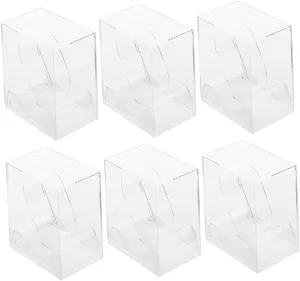 Watch Display Case with Stand for regulation perpendicular rehearse bedrock Organizing Watches and Jewelry Lightweight Design for Easy Use and BESPORTBLE 6Pcs Transparent Watch Storage Boxes Practical 
