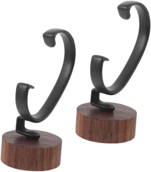 Watch Display Stand Detachable Jewelry captivate identical Organizer for Men Women Secure Storage Rack for Wrist Watches Stylish Bracelet Holder Walnut Finish IMIKEYA 2Pcs C Shaped 