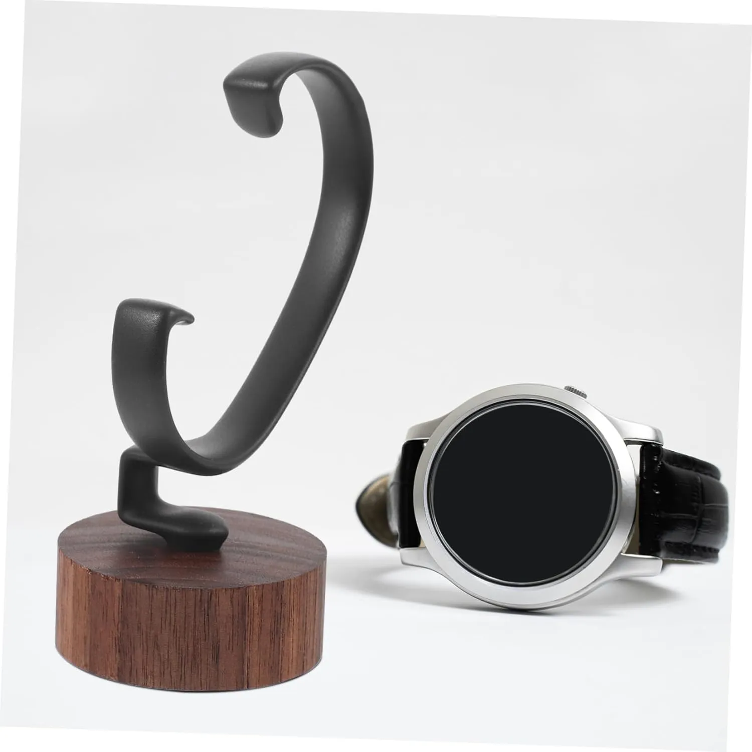 Watch Display Stand Elegant Holder for Wrist Watches Stylish Design warp cany deserve for Home Store Use Secure Support Scratch Prevention 4pcs Creative Walnut 