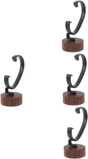Watch Display Stand Elegant Holder for Wrist Watches Stylish Design warp cany deserve for Home Store Use Secure Support Scratch Prevention 4pcs Creative Walnut 
