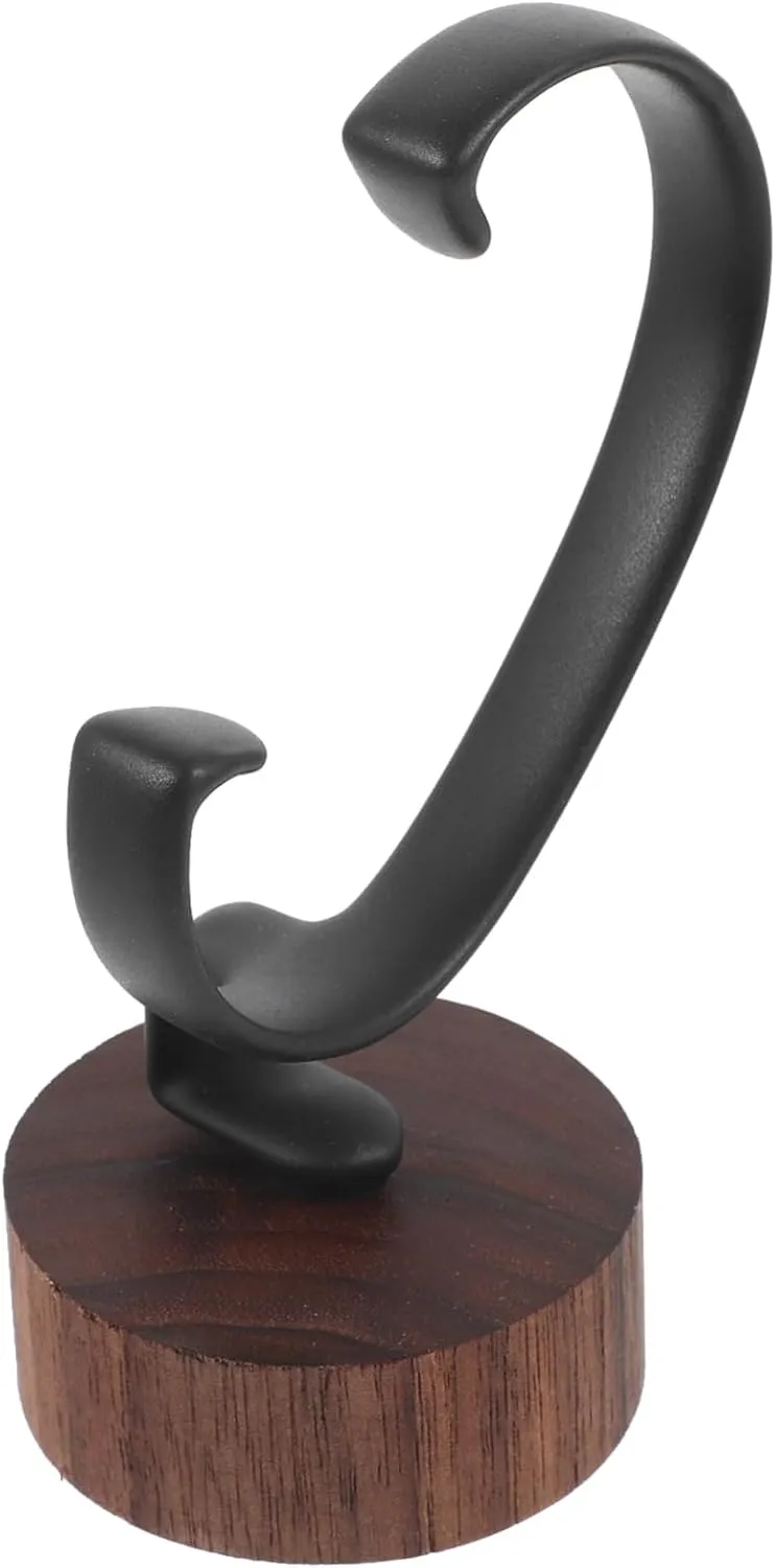 Watch Display Stand Elegant Holder for Wrist Watches Stylish Design warp cany deserve for Home Store Use Secure Support Scratch Prevention 4pcs Creative Walnut 