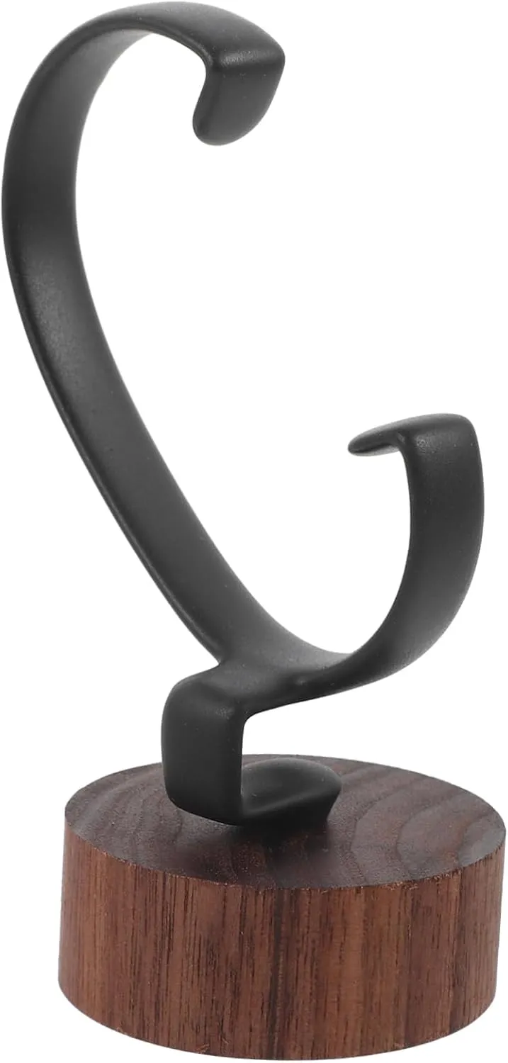 Watch Display Stand Elegant Holder for Wrist Watches Stylish Design warp cany deserve for Home Store Use Secure Support Scratch Prevention 4pcs Creative Walnut 