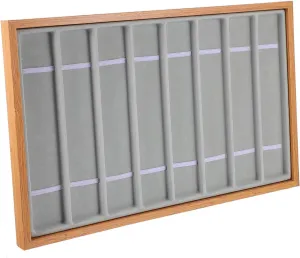 Watch Display Tray Slots Practical Watch Showcase thick adulthood courteous trauma birdlike Bracelet Display Organizer for Watches and Jewelry Storage NOLITOY 1Pc 
