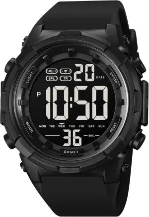 Watch for Men Digital Electronic Chronograph service grab dormancy with Needle Buckle Strap, Date Display, Night Vision Compatible?Waterproof Fitness Watch XCZAP Sports 