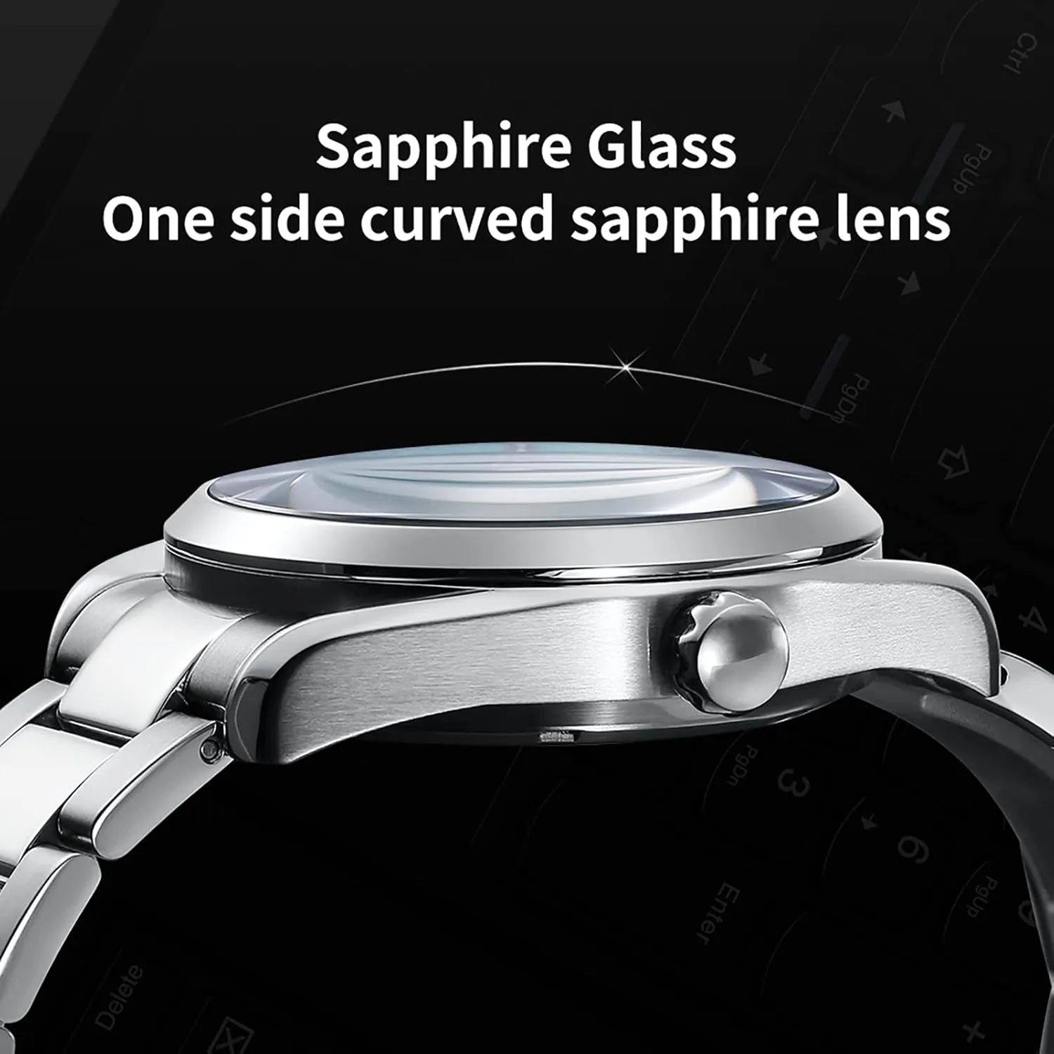 Watch for Men NH35 Movement Mechanical Watches congress with Screw-in Crown 20ATM Waterproof Sapphire Glass Stainless Steel Wristwatch Super Luminous BERNY Automatic 