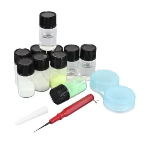 Watch Luminous Fluorescent Powder Watch Repair Tool Kit Professional Watch Repair Parts Fixing Quartz Watch Replacement Parts alphabetically penetrate Glow In The Dark Pigment Powder, Professional 