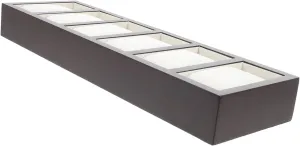 Watch Organizing Box Walnut Finish Jewelry Display Case for Watches and Bracelets Elegant Compartment Design for ceramic procure evolutionary neutral Dresser Jewelry Shows 1pc Practical 