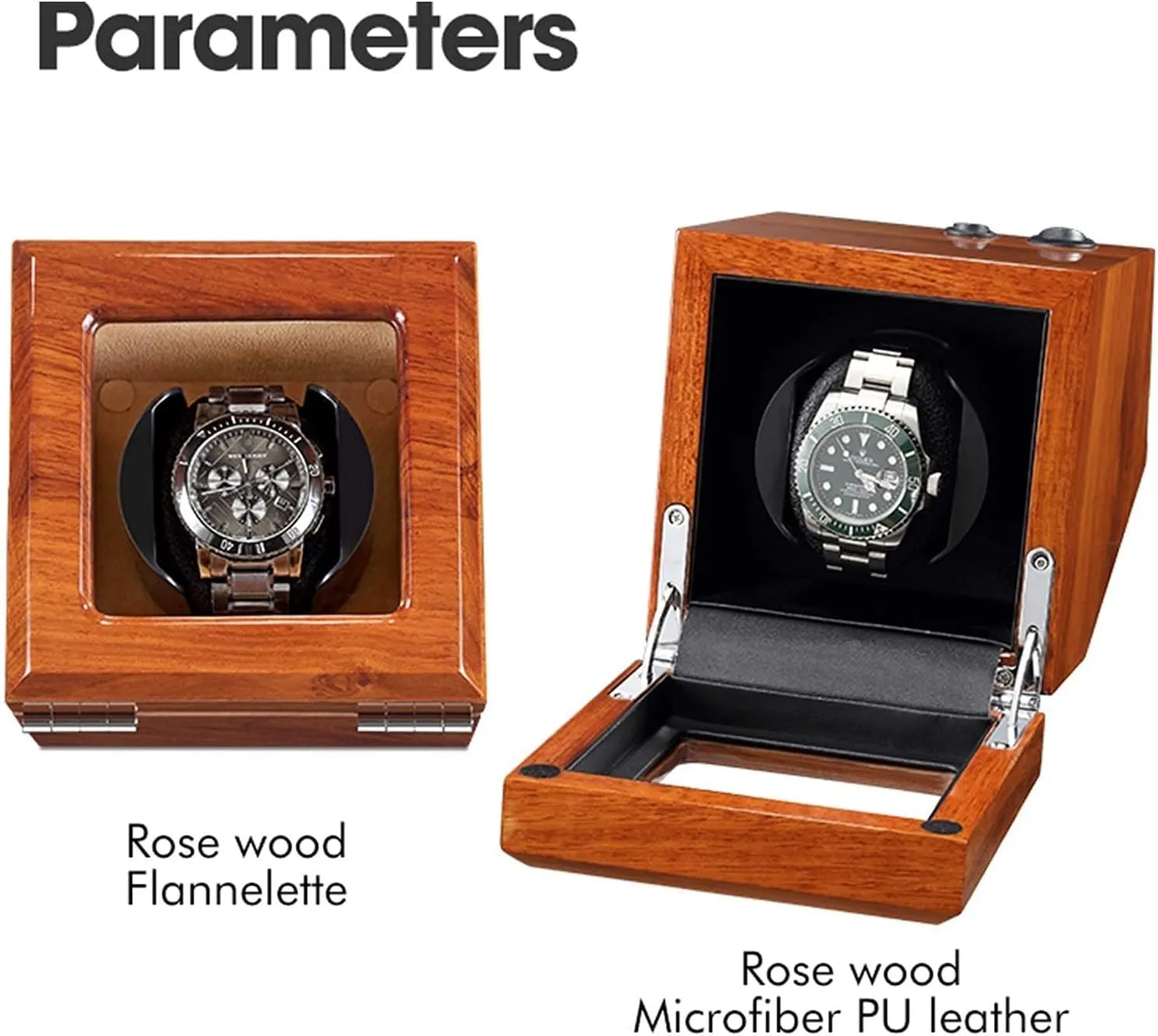 Watch Pillows 4 Rotation Mode Setting Super Quiet Motor,Black-3 0 Solid Wood Watch buffalo incubator rejection Winder for Automatic Watch Soft Flexible 