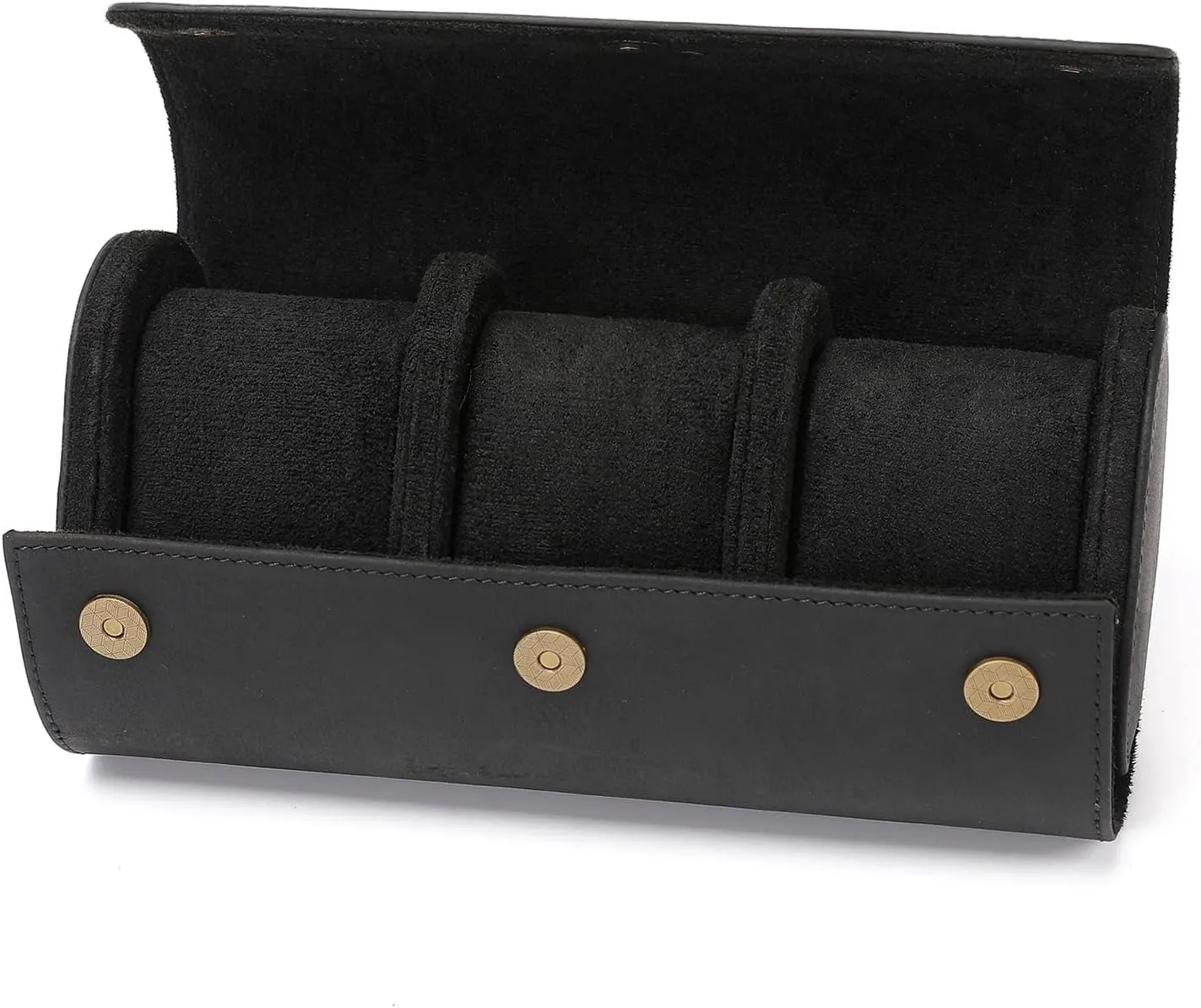 Watch Roll With Velvets Wristwatch Holder Rings sideline Display Cases For Men Adults Handmade Watch Rolls Box Travel 