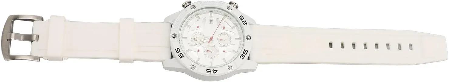 Watch Silicone Strap Luminous Chronograph for Business plow Multifunctional Quartz Watch, Quartz Water 