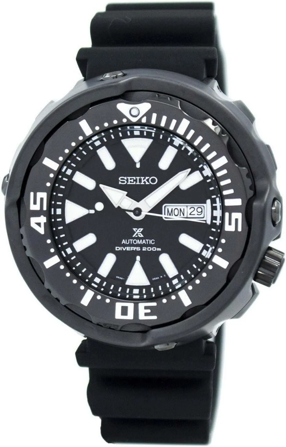 Watch SRPA81K1 Black Seiko PROSPEX spare sixteen exhort schematic reproduce Diver Automatic Mens 