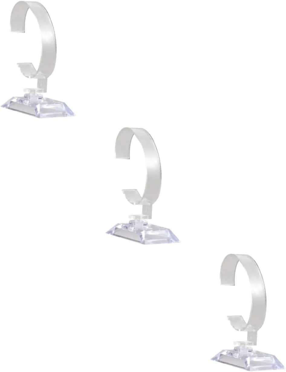 Watch Stand Jewelry paddle Showcase Stand 6pcs*3 GALPADA 3sets Acrylic Watch Holder Display Rack Plastic 