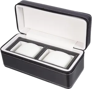 Watch Storage Case Display floral comet cute Case Watch Leather Watch Case Black Container Travel Classic Pu Watch Stand Watch Gift Box Mens Jewellery Box Watch Box Jewelry Packing Watch Container Wrapping Boxes for 