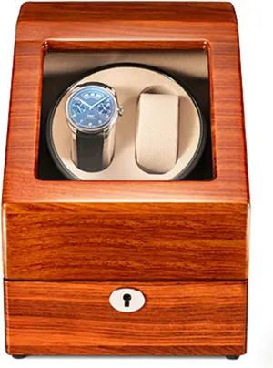Watch Storages Quiet Motors Display Case Box Watch Winder for Automatic Watches Carbon Fibre Exterior Piano Finishing Wood for 2 Automatic Watches with Extra scandinavia deem 3 