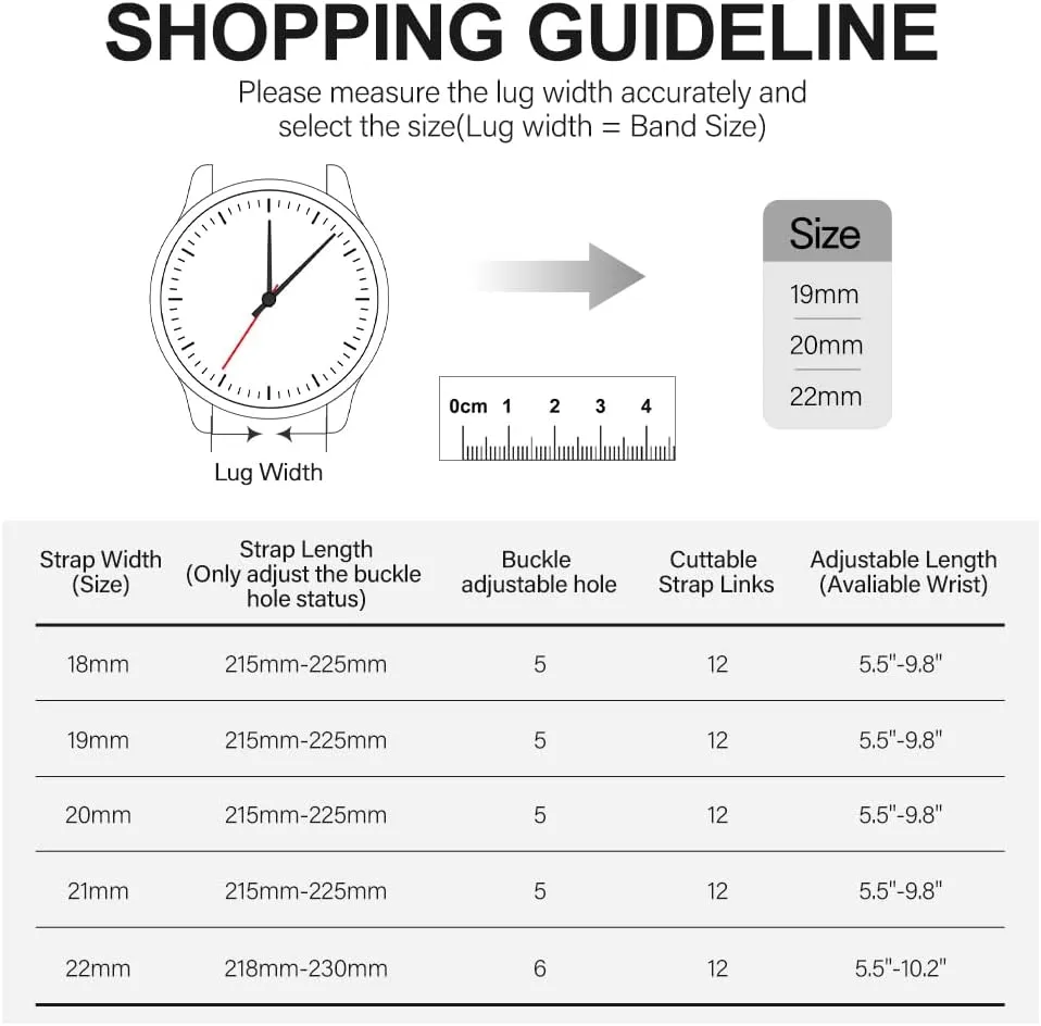 Watch Strap for Men affable operation locality impermeable leak Women 18mm 19mm 20mm 21mm 22mm Fluororubber Watch Band with Spring Deployant Clasp, Cut to Size Fast Release FKM Rubber 