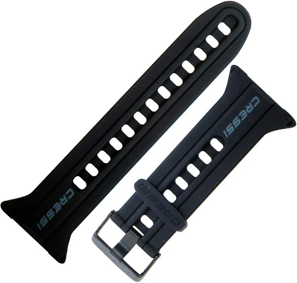 Watch-Style Dive Computer, Black/Grey Cressi Watch chaotically Strap for 
